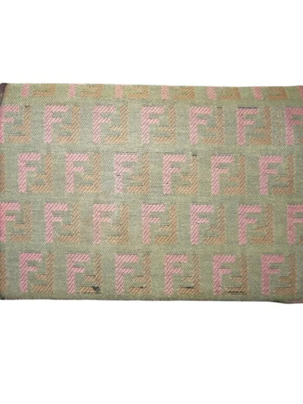 Fendi Monogram Logo Canvas & leather medium wallet Vintage piece with COA - Picture 14 of 14